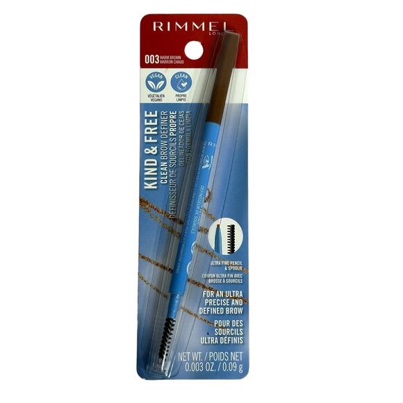 Rimmel Kind & Free Eyeliner Pencil, 003 Warm Brown, 0.35 oz Lot of 2 - Picture 2 of 5